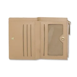 Portafoglio beige da Donna con motivi geometrici Lora Ferres