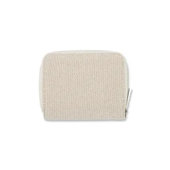 Portafoglio Bianco con interno nero da Donna con zip Lora Ferres