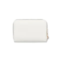 Portafoglio bianco da Donna con zip e logo Swish Jeans