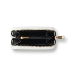 Portafoglio bianco da Donna con zip e logo Swish Jeans