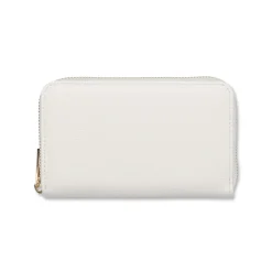 Portafoglio da Donna bianco con chiusura zip-around Lora Ferres