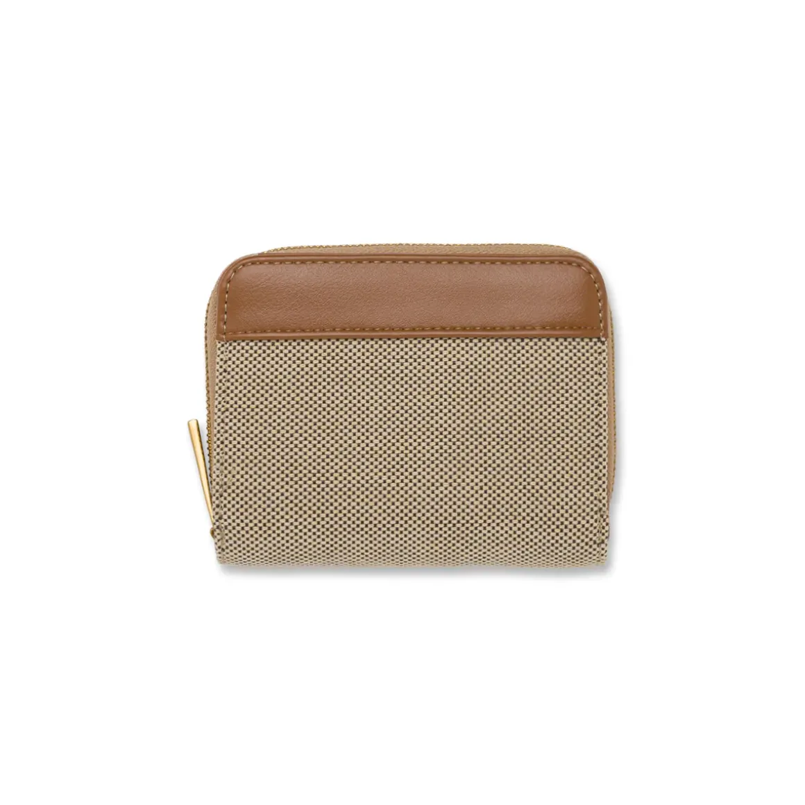 Portafoglio da Donna Marrone e Beige con scomparti e zip Lora Ferres