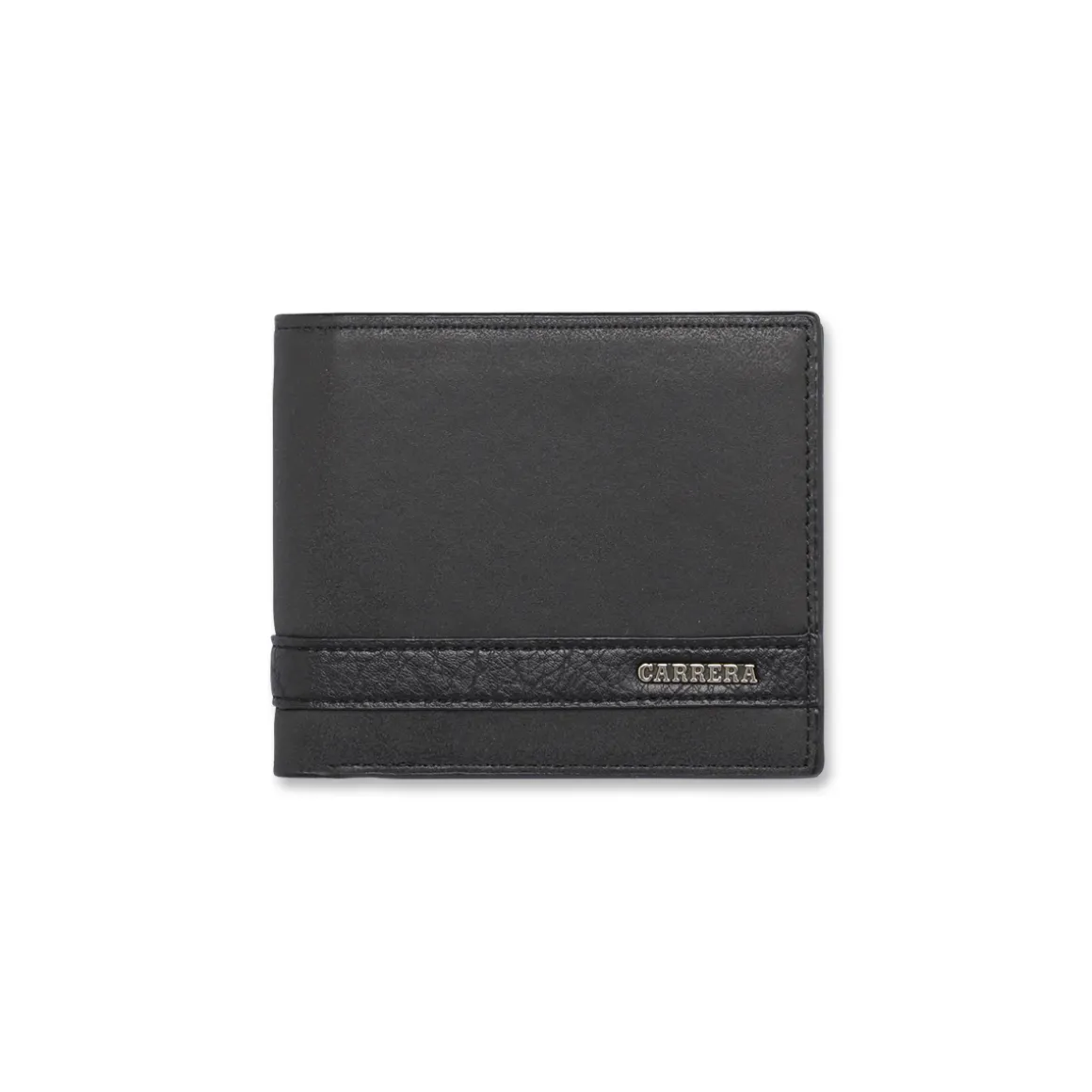 Portafoglio da uomo nero Carrera Jeans con tasche varie