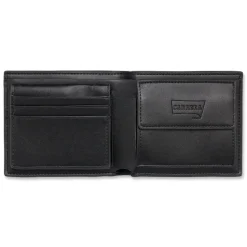 Portafoglio da uomo nero Carrera Jeans con tasche varie