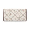 Portafoglio Donna beige e marrone con stampa equestre Giulia Pieralli