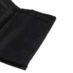 Portafoglio nero Unisex con zip e logo adidas