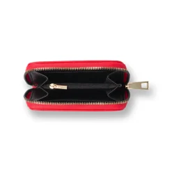 Portafoglio rosso da Donna con zip e logo Swish Jeans