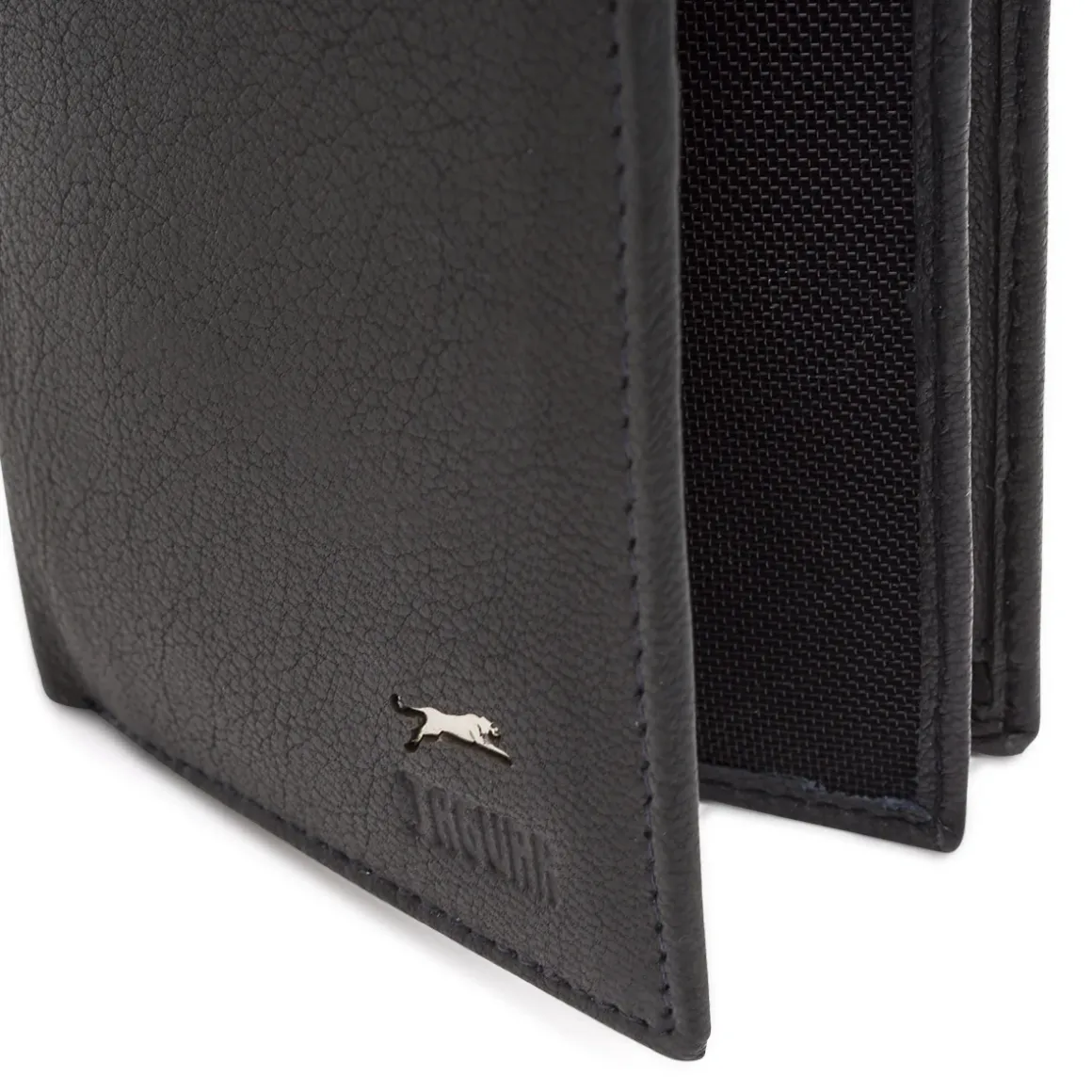 Portafoglio verticale da Uomo Blu con inserto portamonete Jaguar