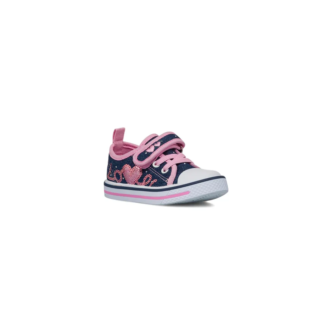 Primi passi blu da Bambina con dettagli rosa Le scarpe di Alice