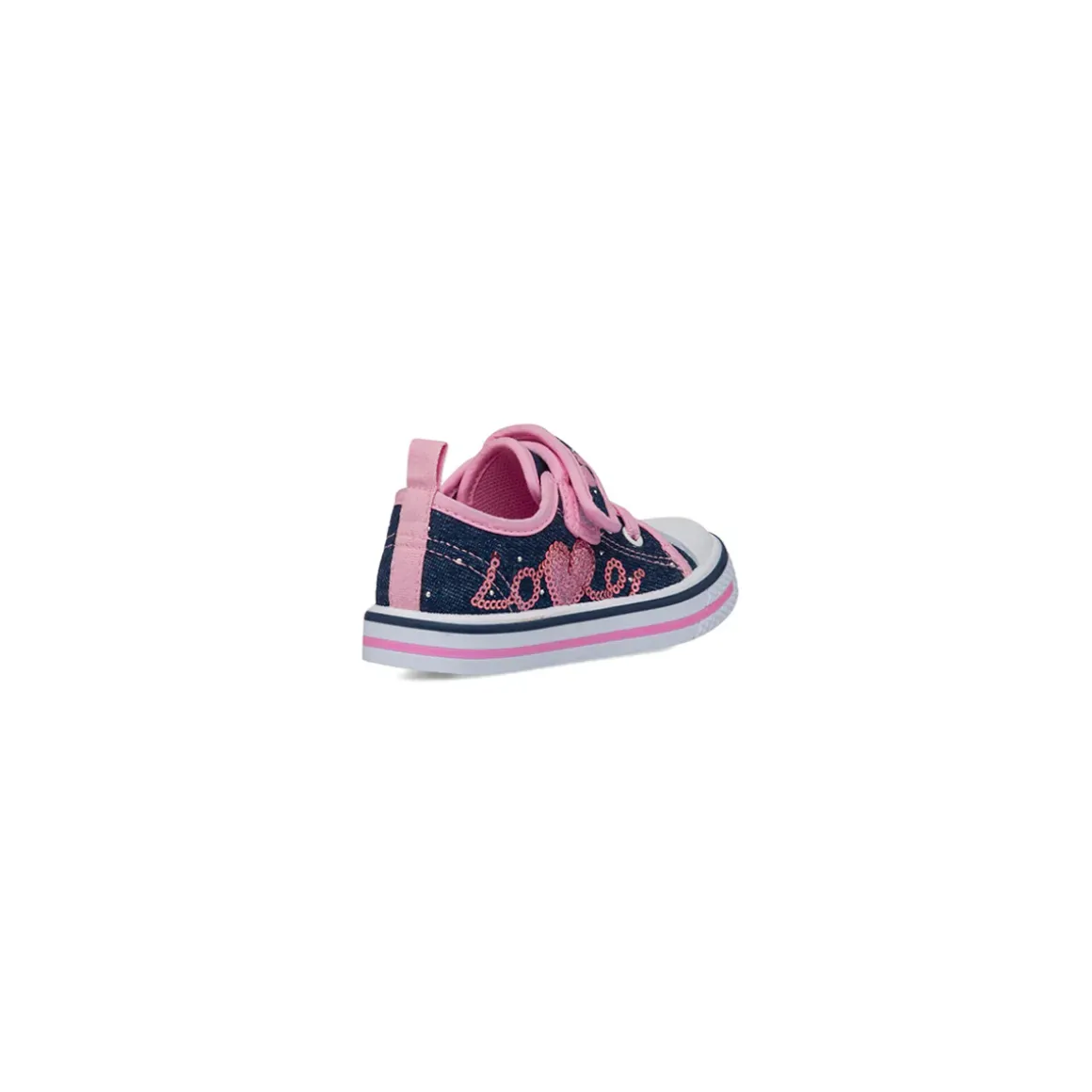 Primi passi blu da Bambina con dettagli rosa Le scarpe di Alice