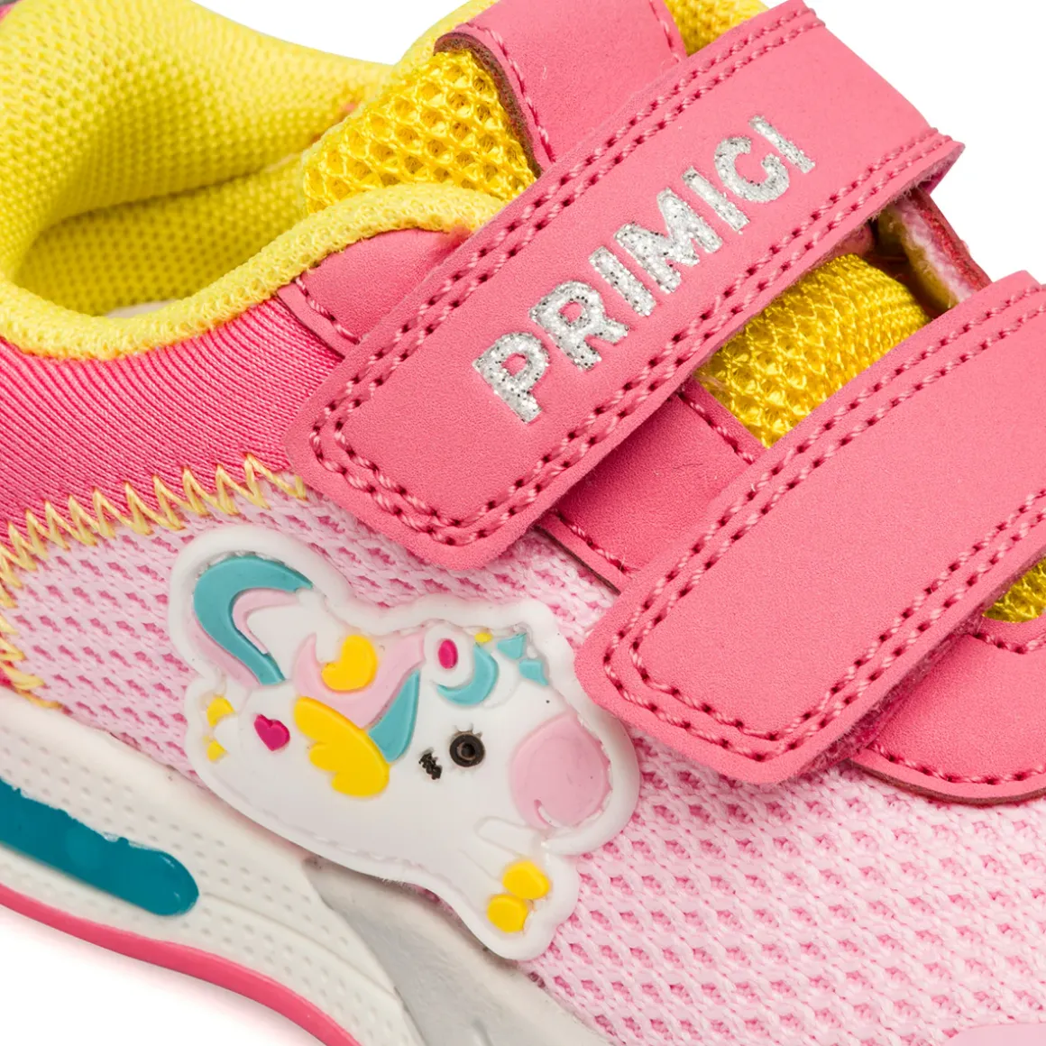 Primi passi rosa da Bambina con unicorno e strappi Primigi