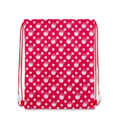 Sacca Hello Kitty Nera e rossa a righe con fiocco iconico