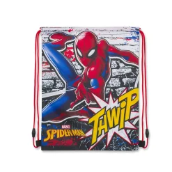 Sacca Spiderman Rossa e blu con stampa Marvel dinamica