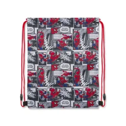 Sacca Spiderman Rossa e blu con stampa Marvel dinamica