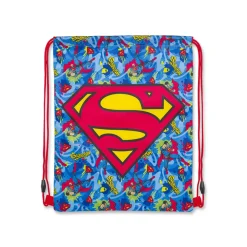 Sacca Superman Blu e rossa con logo supereroe DC Comics