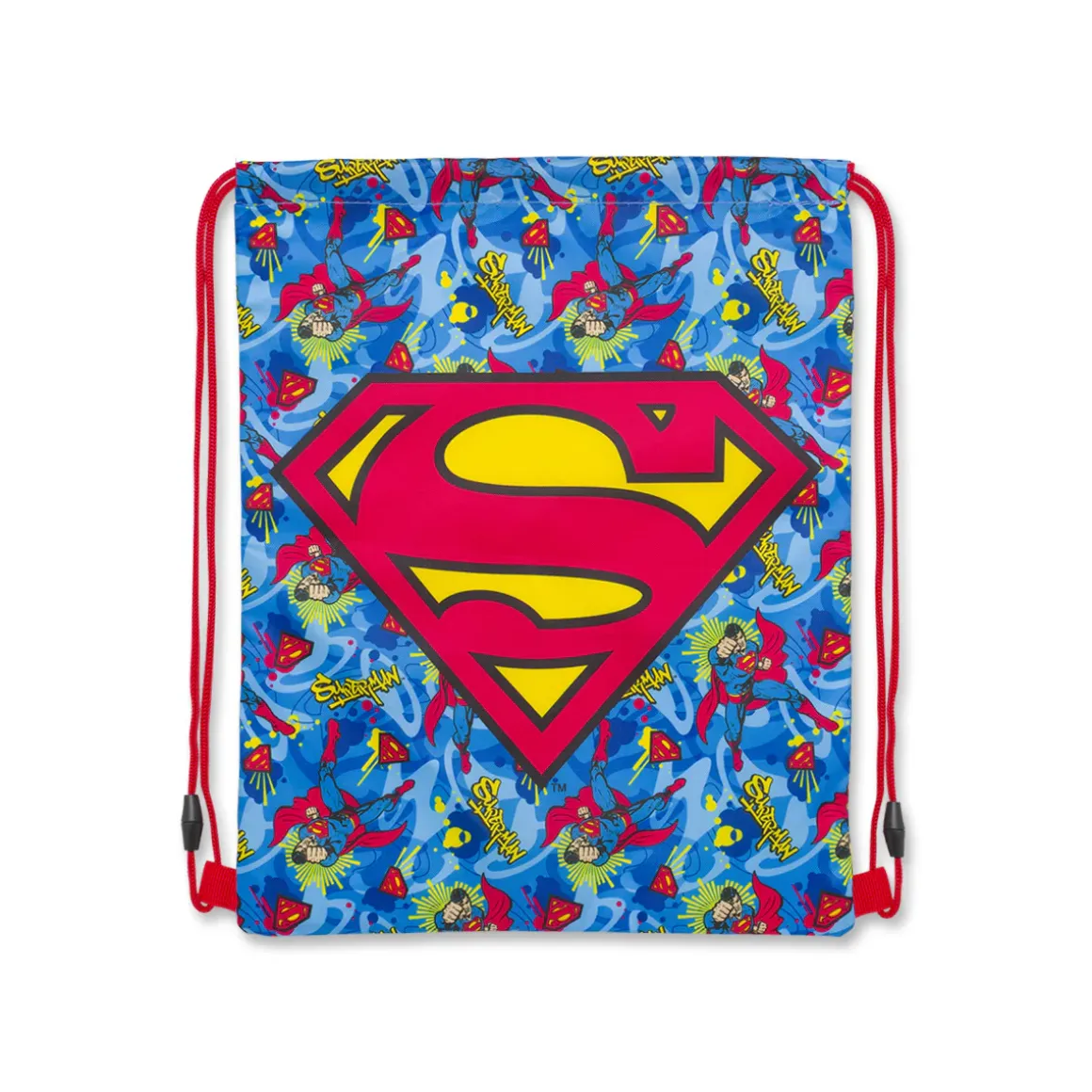 Sacca Superman Blu e rossa con logo supereroe DC Comics