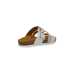 Sandali a fasce argento da Donna con strass Italia Trend