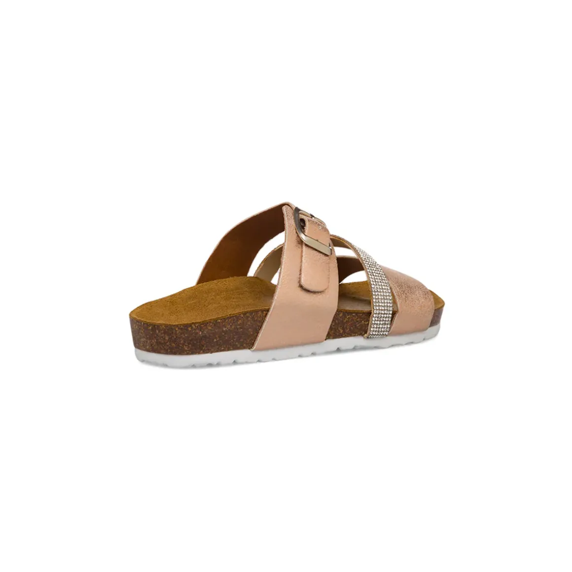 Sandali a Fasce Oro da Donna con Strass Italia Trend