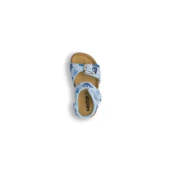 Sandali Azzurri da Bambino Primi Passi con stampa dinosauri Weep & Smile