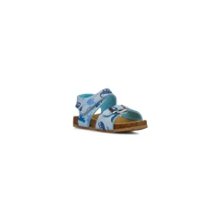 Sandali Azzurri da Bambino Primi Passi con stampa dinosauri Weep & Smile
