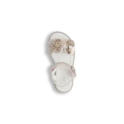 Sandali Bambina da cerimonia oro con glitter Le scarpe di Alice
