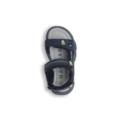 Sandali Bambino Blu con triplo strappo e suola grip Navigare
