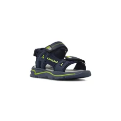 Sandali Bambino Blu con triplo strappo e suola grip Navigare