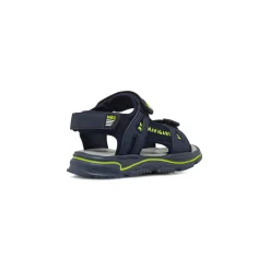 Sandali Bambino Blu con triplo strappo e suola grip Navigare