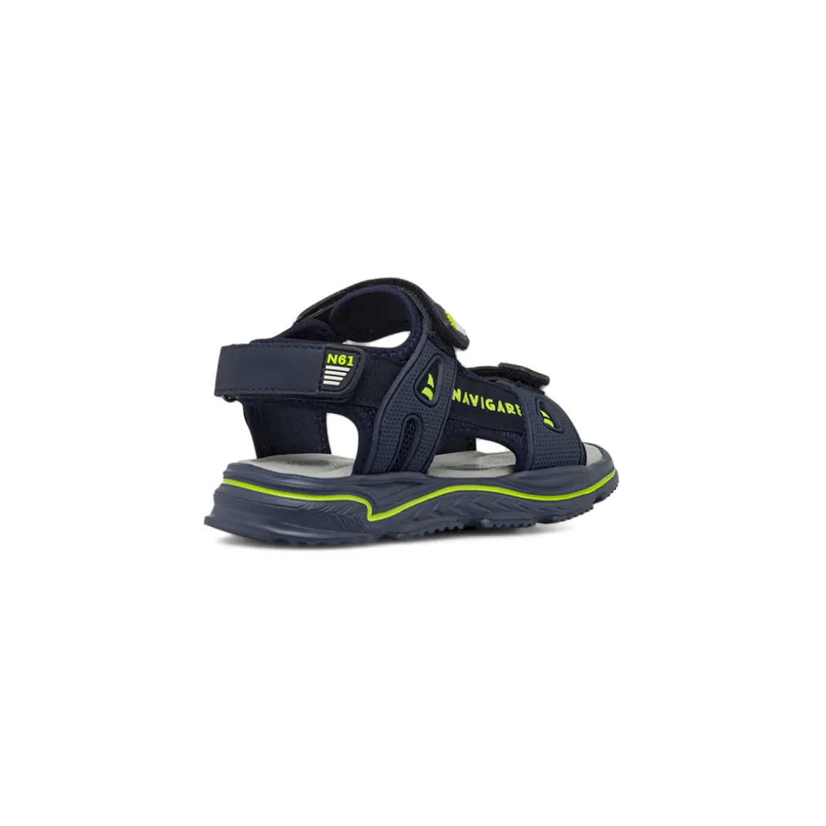 Sandali Bambino Blu con triplo strappo e suola grip Navigare
