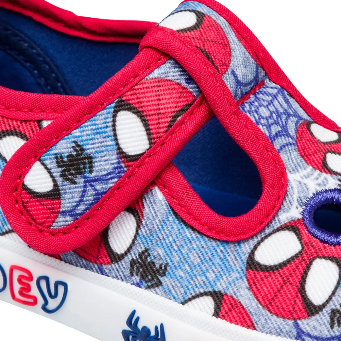 Sandali bambino Primi Passi Blu e rossi con stampa Spiderman