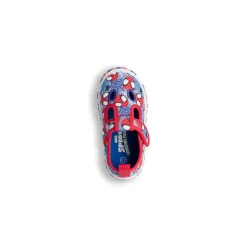 Sandali bambino Primi Passi Blu e rossi con stampa Spiderman