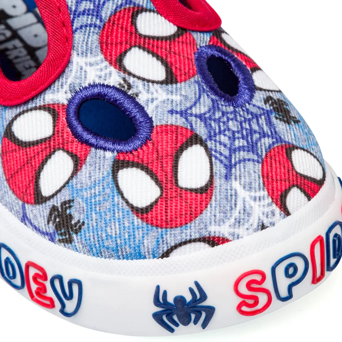 Sandali bambino Primi Passi Blu e rossi con stampa Spiderman