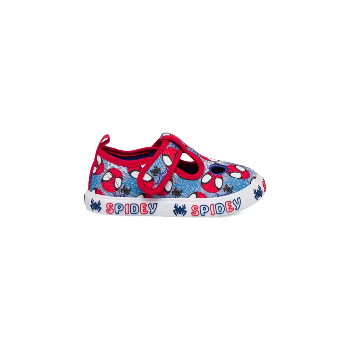 Sandali bambino Primi Passi Blu e rossi con stampa Spiderman
