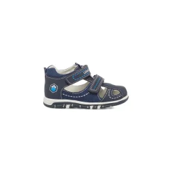 Sandali bambino primi passi blu navy con logo Lumberjack Billy