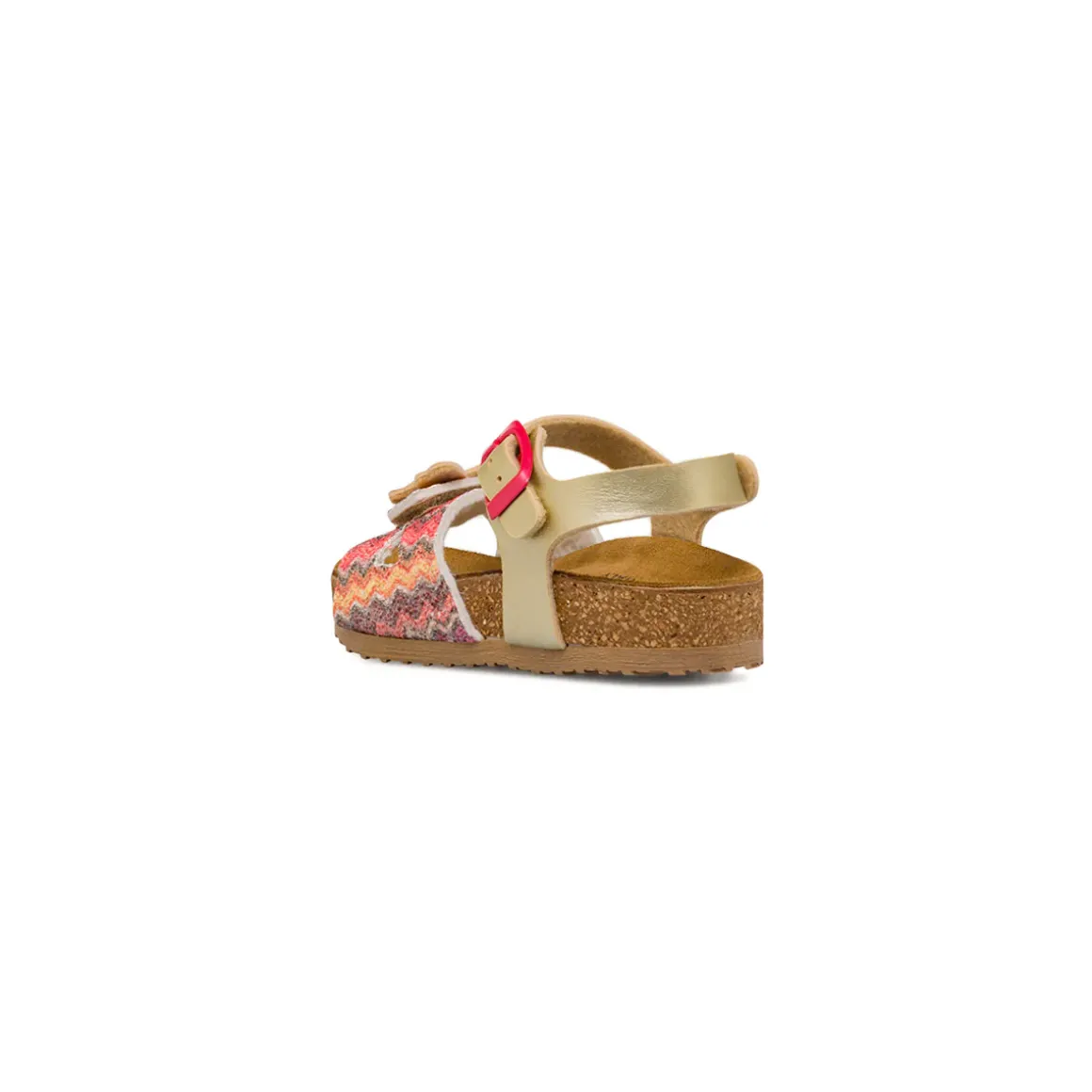 Sandali Beige da Bambina e Ragazza con Farfalla e cinturino con fibbia Regolabile Settenote