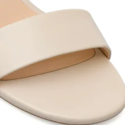 Sandali Beige da Donna con cinturino alla caviglia e tacco 5,5 cm Lora Ferres