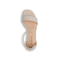 Sandali Beige da Donna con cinturino alla caviglia e tacco 5,5 cm Lora Ferres