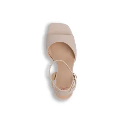 Sandali beige da Donna con tacco a colonna 9 cm Swish Jeans