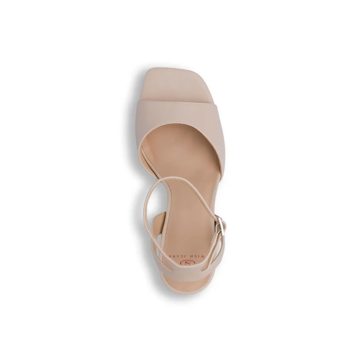 Sandali beige da Donna con tacco a colonna 9 cm Swish Jeans