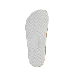 Sandali bianchi con glitter e sottopiede in Pelle da bambina Settenote