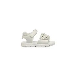 Sandali bianchi da Bambina con fiori decorativi e glitter Lumberjack