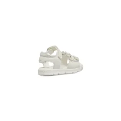 Sandali bianchi da Bambina con fiori decorativi e glitter Lumberjack
