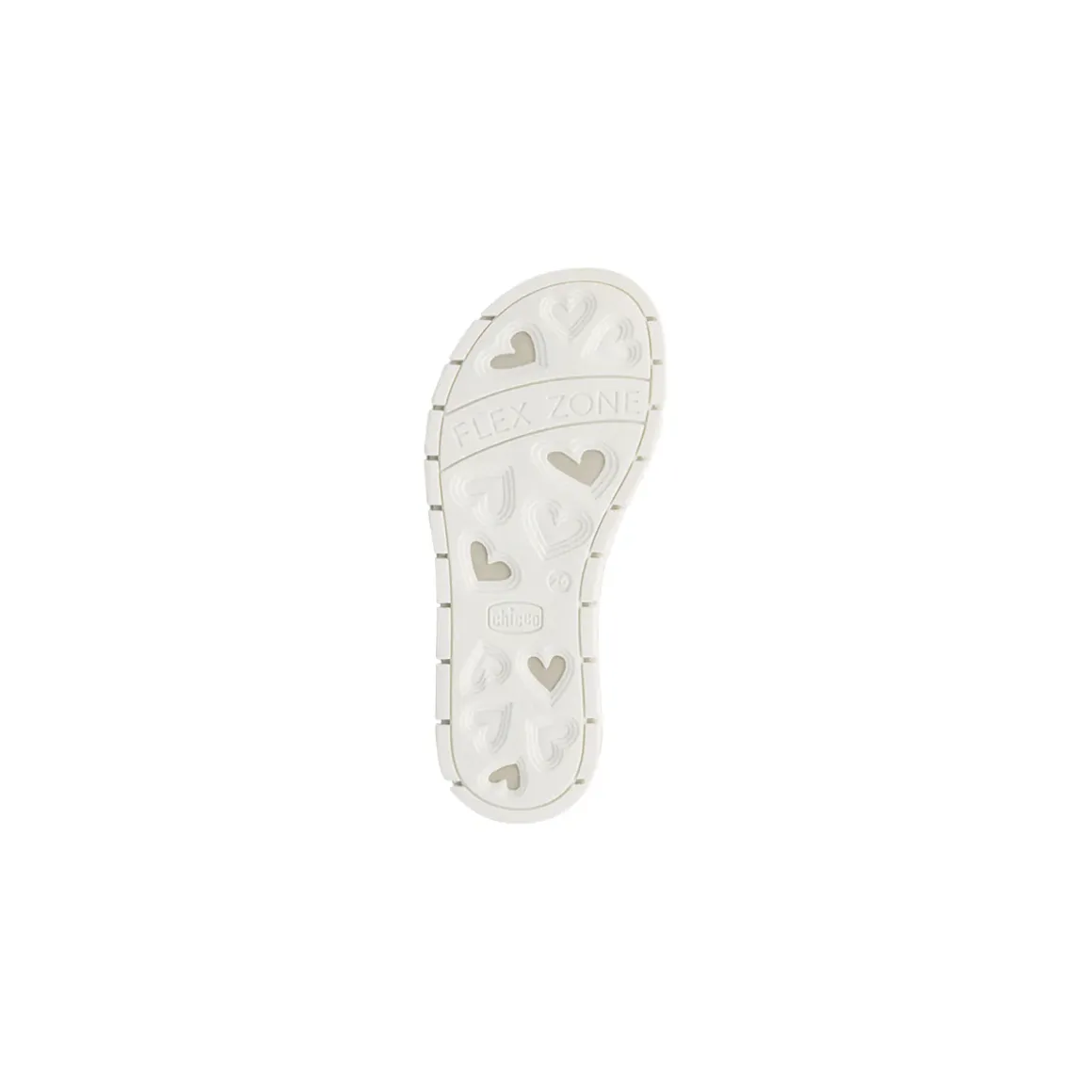 Sandali Bianchi da Bambina con farfalle decorative e strappo Chicco