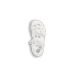 Sandali Bianchi da Bambina con farfalle decorative e strappo Chicco
