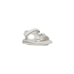 Sandali bianchi da Bambina con farfalle e doppio strappo Le scarpe di Alice