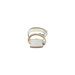 Sandali Bianchi da Bambina con fiore decorativo glitter Dieci Baci