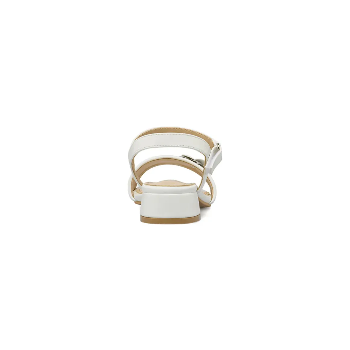 Sandali Bianchi da Bambina con fiore decorativo glitter Dieci Baci