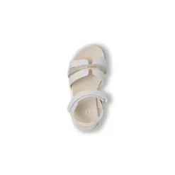 Sandali bianchi da Bambina con strass e strappo Le scarpe di Alice