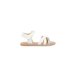 Sandali bianchi da Bambina con dettaglio glitter Dieci Baci