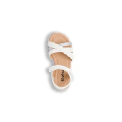 Sandali bianchi da Bambina con dettaglio glitter Dieci Baci